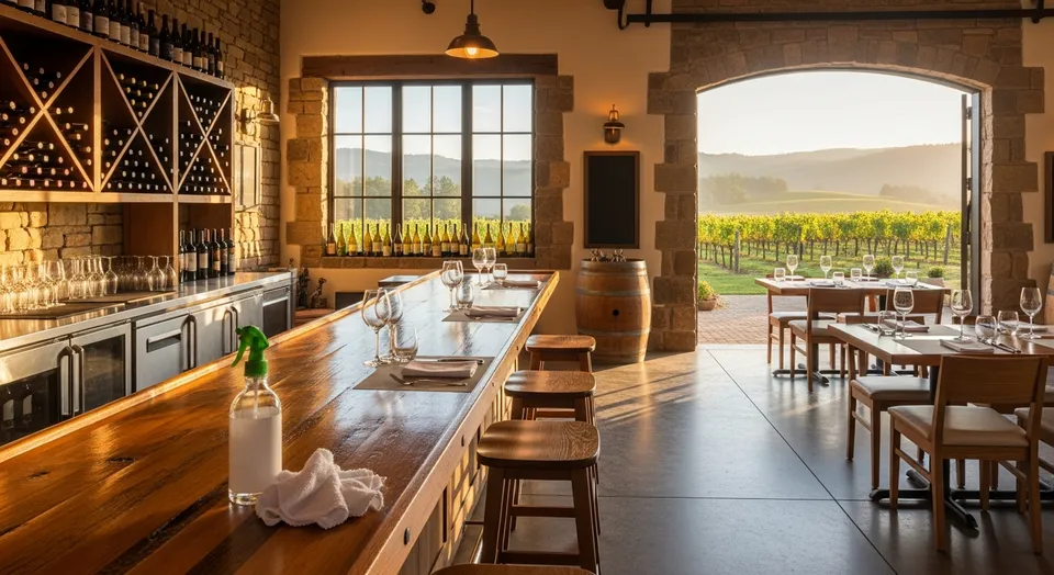 Winery & Tasting Room Cleaning in Sonoma County