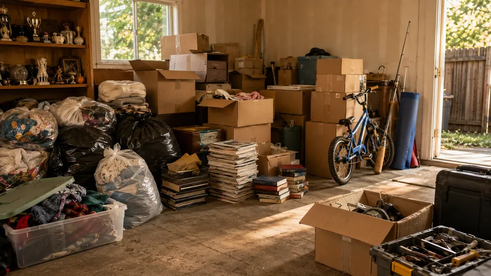  Boxes, Bags & Accumulated Clutter